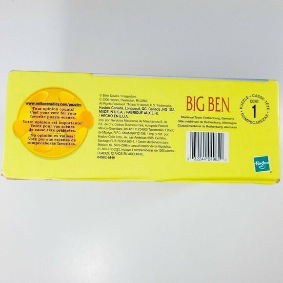 Big Ben 1000 Piece Puzzle Medieval Town Rothenberg Germany - Picture 3 of 6